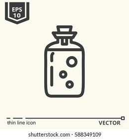 Thin line icon. EPS 10 Isolated objects