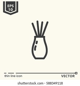 Thin line icon. EPS 10 Isolated objects
