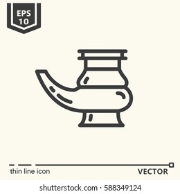 Thin line icon. EPS 10 Isolated objects