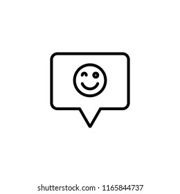 Thin line icon of notification, vote, like, ranking, rating, review. Editable vector stroke 64x64 Pixel. 