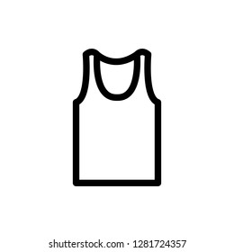 Icono de línea delgada de Pantalones, ropa, vestido. Trazo vector editable 500x500 píxeles.