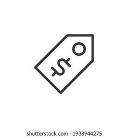 Icono de línea delgada de negociación. Signo de contorno vectorial para interfaz de usuario, web y aplicación. diseño de concepto de icono de negociación. Aislado sobre un fondo blanco.