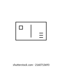 Vorlage für das Thin Line-Symbol Vektorgrafik-Logo Geeignet für viele Zwecke.