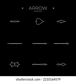 Thin Line Icons. Line icons collection. Trendy line style. Web symbols for web sites. Vector illustration
