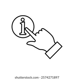 Thin Line Icons - Customer Service and Information
