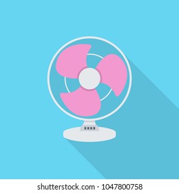 thin line icons for electric fan,vector illustrations