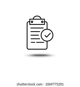 thin line icons for Medical history,vector illustrations