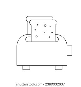 Thin line icons of restaurant and menu options. Outline symbol