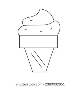 Thin line icons of restaurant and menu options. Outline symbol