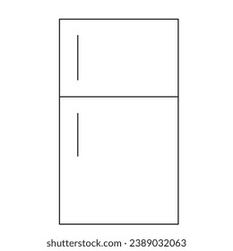 Thin line icons of restaurant and menu options. Outline symbol