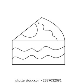 Iconos delgados de línea de opciones de menú y restaurante. Símbolo de esquema