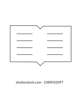 Thin line icons of restaurant and menu options. Outline symbol