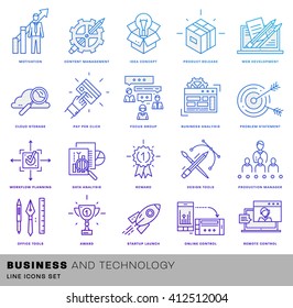 Thin Line Icons Set. Business Elements for Websites, Banners, Infographic Illustrations. Simple Linear Pictograms Collection. Logo Concepts Pack for Trendy Designs. Premium Quality Pictogram Pack