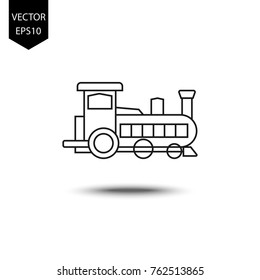 thin line icons for 
Train,transportation,vector illustrations