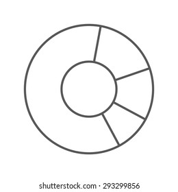 Thin Line Infographics Web Icon