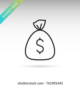 thin line isolated vector simple icon