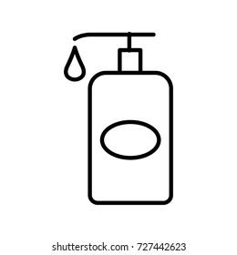 Thin line lotion icon

