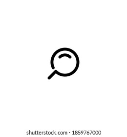 thin line magnifying glass search icon suitable for website, mobile, apps store, landing page, presentation, and more. With editable stroke 28x28 pixel perfect.