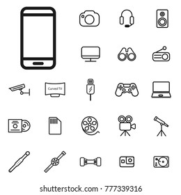 thin line mobile icon. gadgets collection.