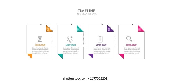 Thin Line Modern Design plantilla infografía símbolo moderno, icono para el diseño de sitios web, aplicación móvil