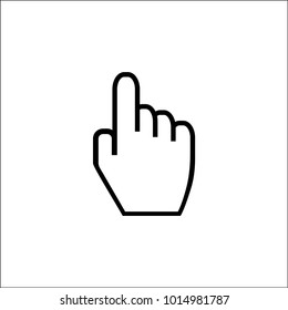 Thin Line Multi touch, hand, finger, gesture icon suitable for info graphics, websites and print media and interfaces. Line vector icon.