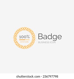 Thin line neat design logo, clean modern concept, premium quality stamp