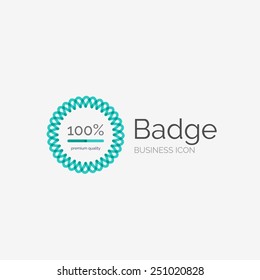 Thin line neat design logo, clean modern concept, premium quality stamp