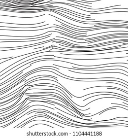 Thin line pattern with irregular halftone strokes. Simple stroke abstract geometric texture. Lined vector background