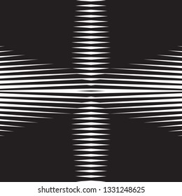 Thin line pattern with irregular halftone waves. Simple wavy abstract geometric texture. Lined vector background