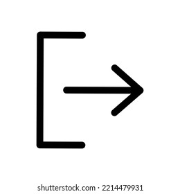 icono de envío simple de archivo de línea delgada