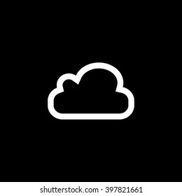 Thin Line Single Icon - Cloud