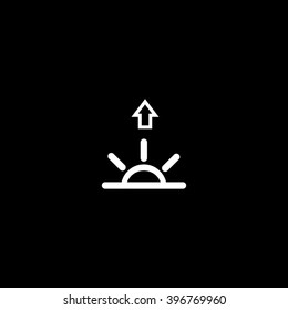 Thin Line Single Icon - Sunrise