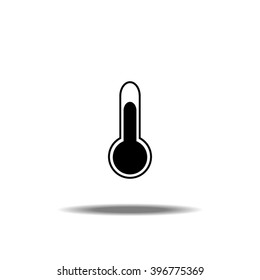 Thin Line Single Icon - Thermometer