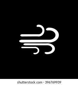 Thin Line Single Icon - Wind
