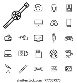 thin line smart watch. gadgets collection