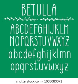 Estilo de línea delgada, fuente moderna lineal en mayúsculas y minúsculas, tipografía, estilo minimalista. Letras del alfabeto de Latina. Elemento de diseño de Vector.