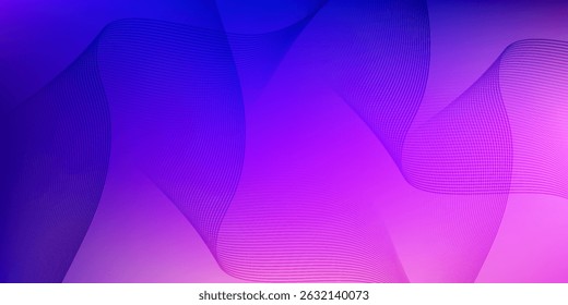 Thin line wavy background. Abstract black lines wave curve motion on white background vector. Red abstract wave thin curved lines graphic for design	