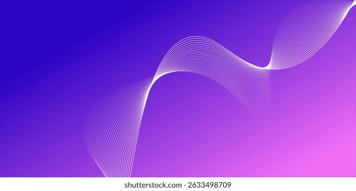 Thin line wavy background. Abstract black lines wave curve motion on white background vector. Red abstract wave thin curved lines graphic for design