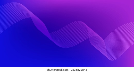 Thin line wavy background. Abstract black lines wave curve motion on white background vector. Red abstract wave thin curved lines graphic for design