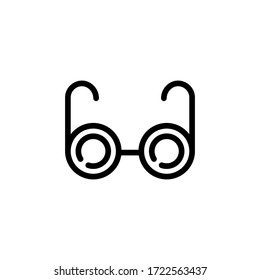 Thin linear icon glasses travel suitable for holiday, trip, mobile, website, and more.with editable stroke 48x48 pixel perfect on white background