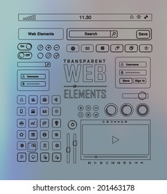 Thin linebusiness Infographics, plat elements. Options, diagram on blur landscape can be used for workflow layout, banner, step up options,  number options,  web template