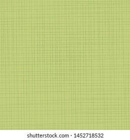 Thin lined woven seamless pattern texture in shades of yellow green. A great background for graphic design, websites, stationery and as a base for illustration work. Lightweight cotton look. Vector.