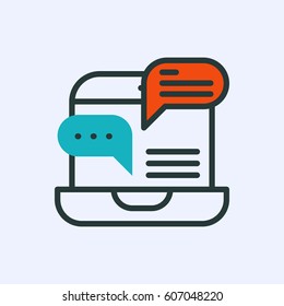 Thin lines connection icon outline of big data center group cloud computing system internet protection password access technical instrument vector illustration.