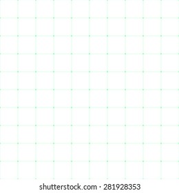 Thin lines crossed circles white background with green lines. Pattern background similar to paper.