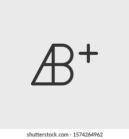 Thin lines elegant letter A logo.