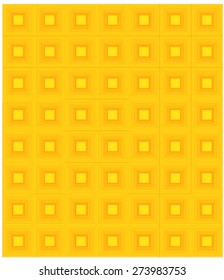 Thin lines form 1,344 diminishing squares, creating background