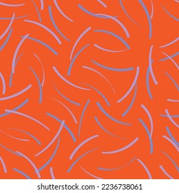 Thin little arcuate sticks, Seamless pattern for fabrics, textiles, decorative pillows, bed linen