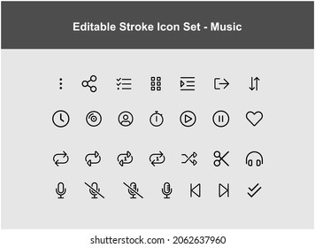 
thin music player icon set. very suitable for music player applications or ui on smartphones