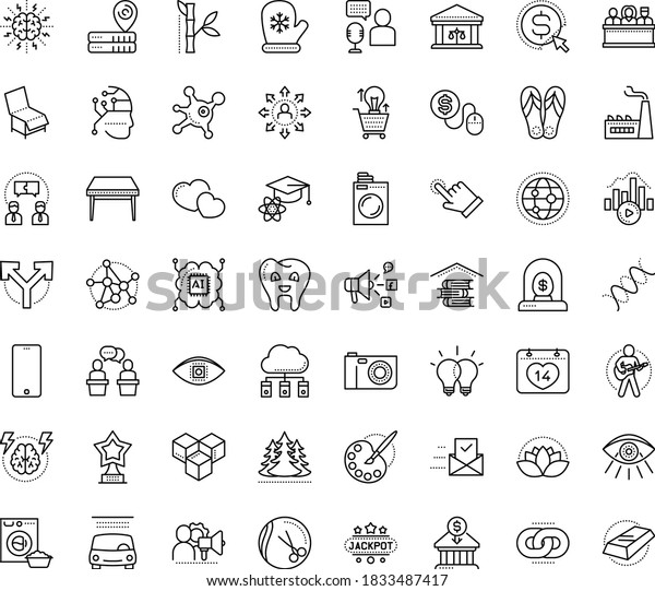 Thin outline vector icon set with dots - Santa\
gloves vector, reward, Laundry service, Car wash, Hairdressing\
salon, Social media marketing, Web Link, Cost per click, Pay, Audio\
Conference, Bitrate