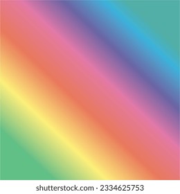 thin rainbow sequence color gradient